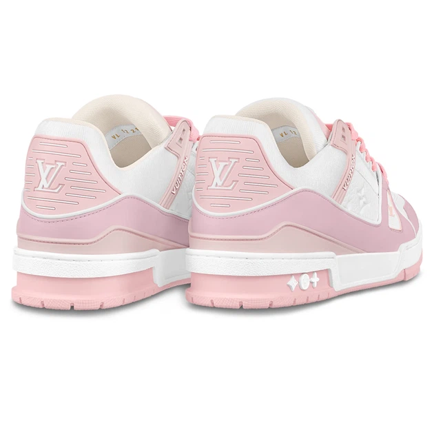 Кросівки Louis Vuitton Trainer Sneaker LV Pink White 38 - изображение 3