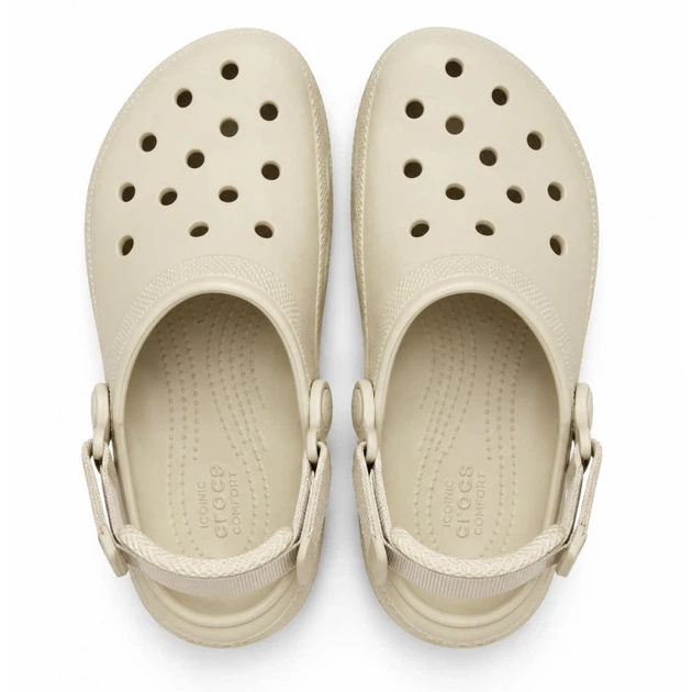 Крокси на платформі Crocs New Crush Move Clog Bone 39 (EU 39-40) - изображение 2