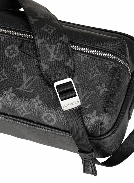 Мужская сумка LV LOUIS VUITTON ALPHA LV-004-BLK - Фото 2 Мужская сумка LV LOUIS VUITTON ALPHA LV-004-BLK - изображение 2