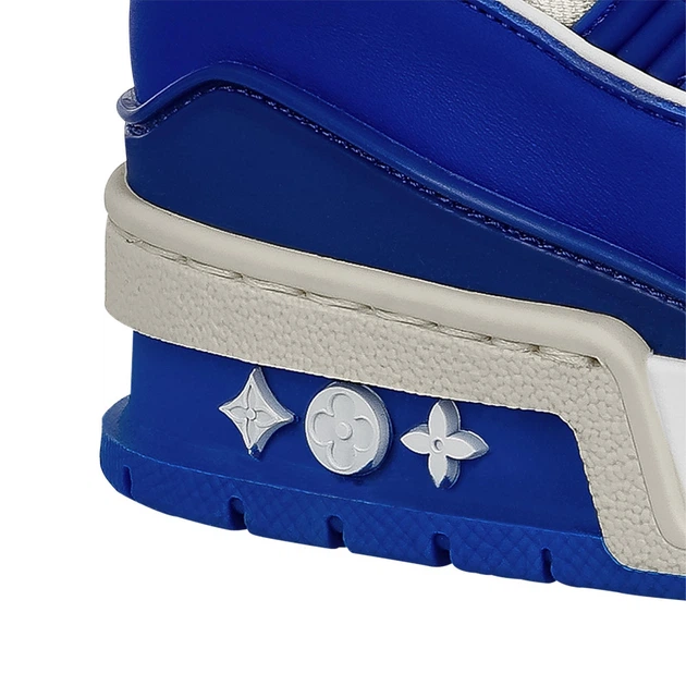 Кросівки Louis Vuitton LV Trainer White Blue Sneaker 43 - Фото 3 Кросівки Louis Vuitton LV Trainer White Blue Sneaker 43 - изображение 3