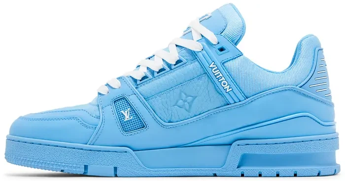Кросівки Louis Vuitton Trainer Blue LV 43 - Фото 2 Кросівки Louis Vuitton Trainer Blue LV 43 - изображение 2