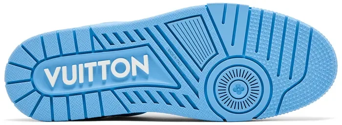 Кросівки Louis Vuitton Trainer Blue LV 43 - Фото 6 Кросівки Louis Vuitton Trainer Blue LV 43 - изображение 6