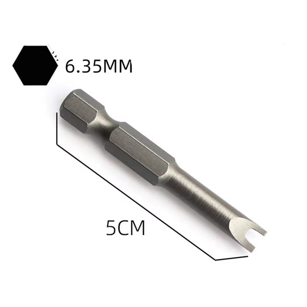 Набір спеціальних біт 50 мм U-подібні (Spanner), трикутні (Triangle), трипроменеві (Tri-Wing) 12 шт. з тримачем - Фото 2 Набір спеціальних біт 50 мм U-подібні (Spanner), трикутні (Triangle), трипроменеві (Tri-Wing) 12 шт. з тримачем - зображення 2