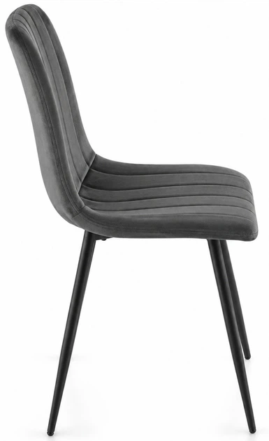 Стул/кресло на кухню PM-005 Perfect Home Графит Польша Sic Velluto 19 Graphite - изображение 7