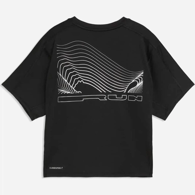 Спортивна футболка для бігу жіноча Puma 528988-01 M Чорна (4070032837277) - зображення 5