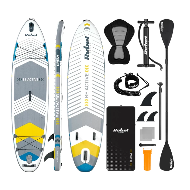 Дошка для паддлбордингу REBEL ACTIVE RBA4507 White (RBA-4507-WH) - Фото 1 Дошка для паддлбордингу REBEL ACTIVE RBA4507 White (RBA-4507-WH) - зображення 1