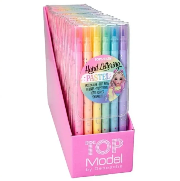 Набор неоновых фломастеров TOPModel, 6 цветов, Depesche - Фото 1 Набор неоновых фломастеров TOPModel, 6 цветов, Depesche - изображение 1