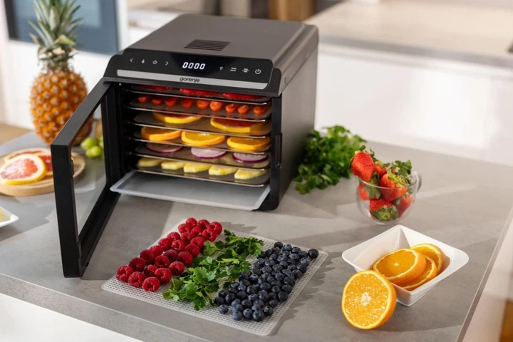 Сушилка для продуктов Gorenje FDK600DB 580Вт 6 поддонов 25см черная пластик+металл - изображение 10
