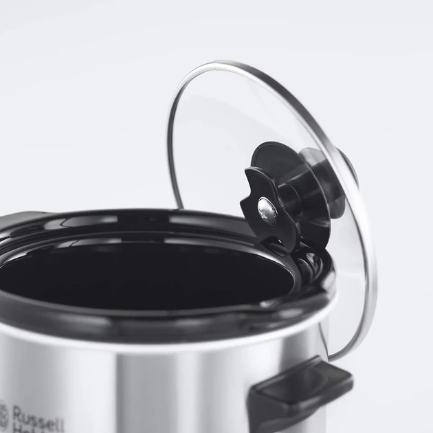 Повільноварка Russell Hobbs CompactHome 145 Вт 2 л механічна сіра - зображення 3