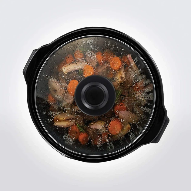 Повільноварка Russell Hobbs CompactHome 145 Вт 2 л механічна сіра - зображення 4