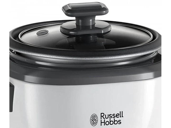 Рисоварка Russell Hobbs Medium 300 Вт 1,4 л сіро-чорна знімна кришка - зображення 3