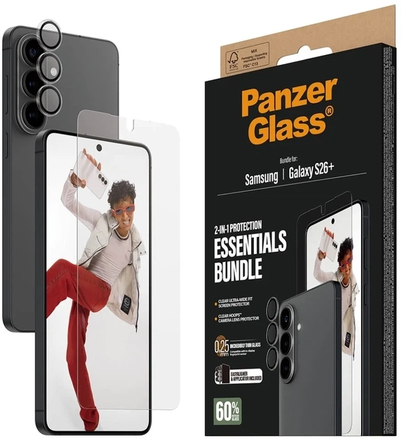 Zestaw PanzerGlass Hoops 2-in-1 Pack do Samsung Galaxy S26 Plus szkło hartowane + szkło do obiektywów (5715685034572) - obraz 5