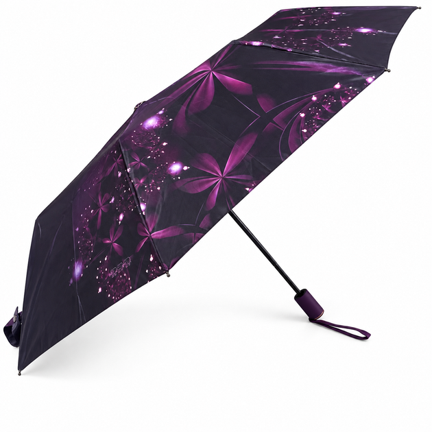 Женский зонт полуавтомат Три Слона 34037 VIOLET Satin, Фиолетовый - изображение 5