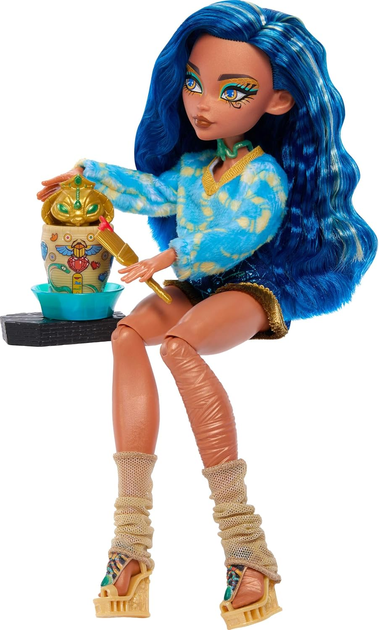 Лялька Монстер Хай Клео Де Ніл Секрети догляду Monster High Self-Scare Secrets Cleo De Nile Mattel (JMG74) (JMG74) - зображення 4
