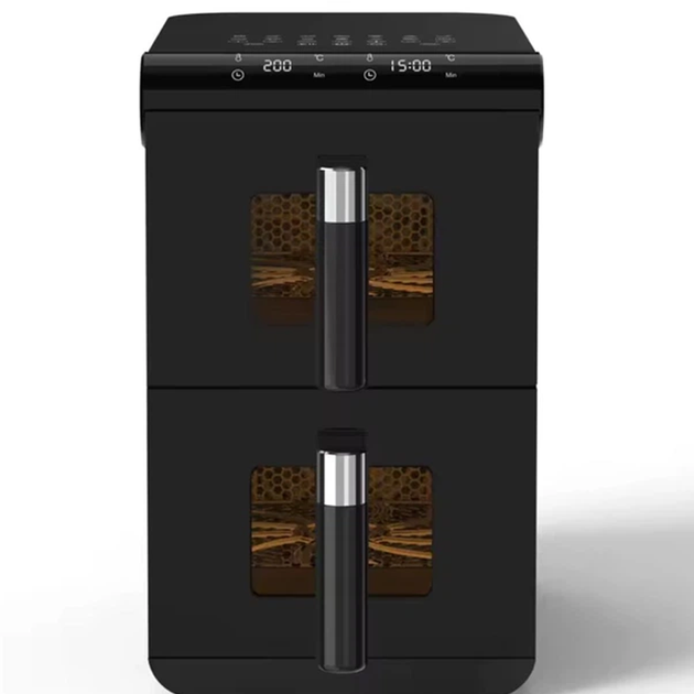 Двухкамерная аэрофритюрница Zepline ZP-212 4200 Вт 16 л 2×8 л мультифритюрница сенсорная мультипечь аэрогриль без масла 13 программ - изображение 12