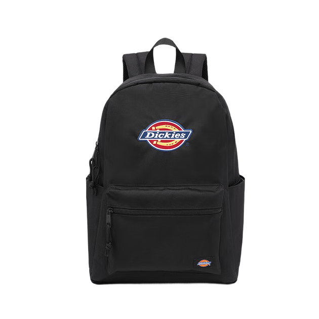 Рюкзак Dickies з вишивкою великої місткості для учнів середньої та старшої школи, для подорожей та поїздок на роботу, унісекс, шкільний портфель, чорний - зображення 5