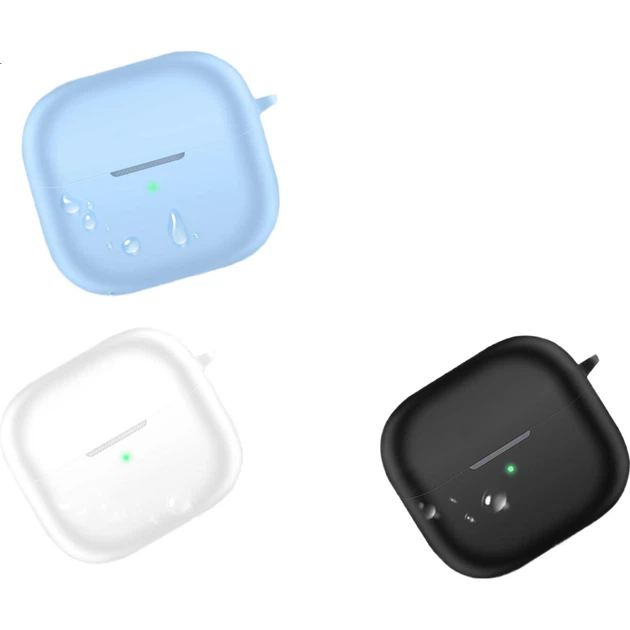 Защитный чехол для наушников Huawei FreeClip 2, совместимый с Hot Fire, противоударный, пылезащитный, силиконовый, с полным покрытием, мягкий — классический черный. - Фото 2 Защитный чехол для наушников Huawei FreeClip 2, совместимый с Hot Fire, противоударный, пылезащитный, силиконовый, с полным покрытием, мягкий — классический черный. - изображение 2