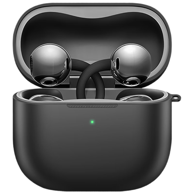 Защитный чехол для наушников Huawei FreeClip 2, совместимый с Hot Fire, противоударный, пылезащитный, силиконовый, с полным покрытием, мягкий — классический черный. - Фото 4 Защитный чехол для наушников Huawei FreeClip 2, совместимый с Hot Fire, противоударный, пылезащитный, силиконовый, с полным покрытием, мягкий — классический черный. - изображение 4
