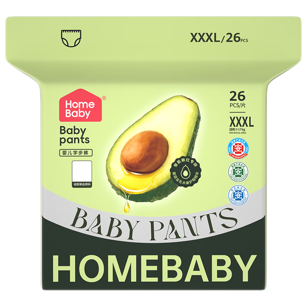 Підгузки Homebaby [Формід не виявлено] з маслом ши, розмір 2XL, 28 штук, унісекс, літні, ультратонкі, дихаючі - зображення 4