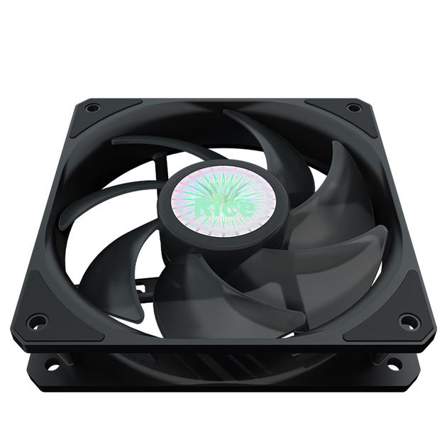 Корпусной вентилятор CoolerMaster Vortex 120 12 см (рама вентилятора с улучшенным воздушным потоком/уплотнение подшипника/новая конструкция лопастей для повышения эффективности) - изображение 7