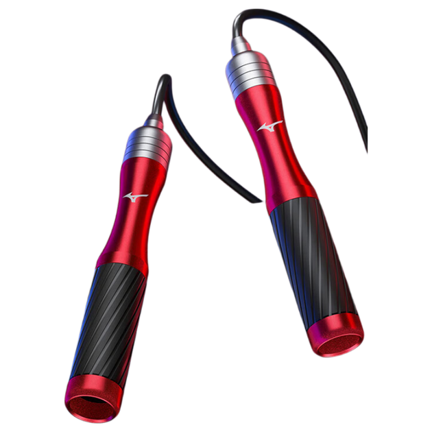 Скакалка MIZUNO для фитнеса, упражнений, тренировок, взрослых, из стальной проволоки, для соревнований и экзаменов, профессиональная скоростная скакалка для мужчин, модель 1503-62, черная. - изображение 4