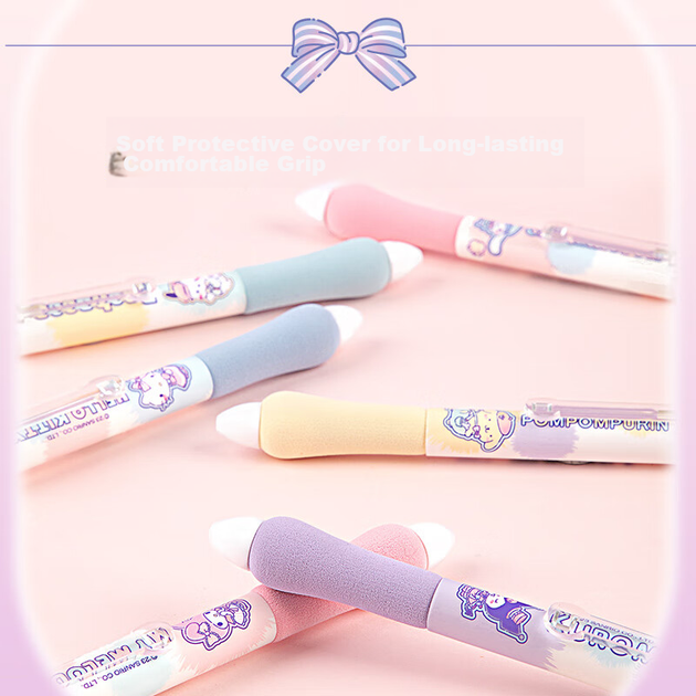 Набор из 6 гелевых ручек GuangBo & Sanrio Comfort Foam с выдвижным стержнем, наконечник ST, европейская упаковка, толщина чернил 0,5 мм, черные чернила, Back-To Stationery, KT82110-6 - Фото 5 Набор из 6 гелевых ручек GuangBo & Sanrio Comfort Foam с выдвижным стержнем, наконечник ST, европейская упаковка, толщина чернил 0,5 мм, черные чернила, Back-To Stationery, KT82110-6 - изображение 5
