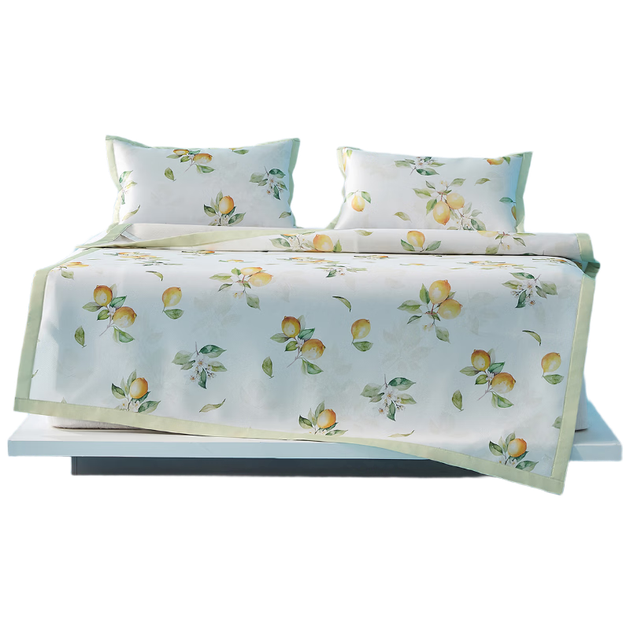 Охлаждающий коврик из ледяного шелка Mercury Home Textiles, машинная стирка, класс A, детский охлаждающий коврик 1,8x2 м, мягкий, складной, комплект из трех предметов. - изображение 4