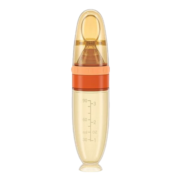 Детская ложка Licheers из силикона Orange - изображение 4