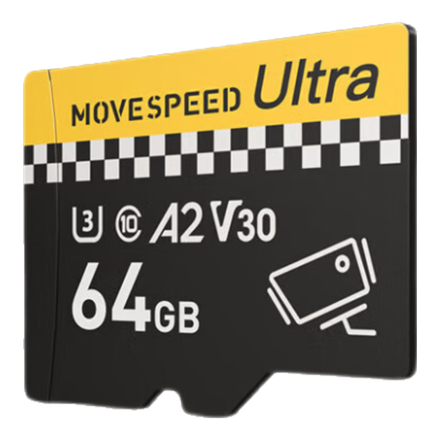 Карта памяти MOVE SPEED 64 ГБ TF (MicroSD), карта памяти для видеорегистратора, карта памяти для камеры видеонаблюдения U3 V30, высокоскоростная и надежная. - Фото 4 Карта памяти MOVE SPEED 64 ГБ TF (MicroSD), карта памяти для видеорегистратора, карта памяти для камеры видеонаблюдения U3 V30, высокоскоростная и надежная. - изображение 4