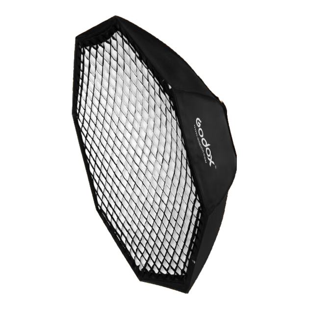 Восьмикутний софтбокс Godox 120 см з сіткою, софтбокс для прямі трансляції відео краси, софтбокс для фотостудії, що заповнює світло, софтбокс Baorong з сіткою - Фото 4 Восьмикутний софтбокс Godox 120 см з сіткою, софтбокс для прямі трансляції відео краси, софтбокс для фотостудії, що заповнює світло, софтбокс Baorong з сіткою - зображення 4