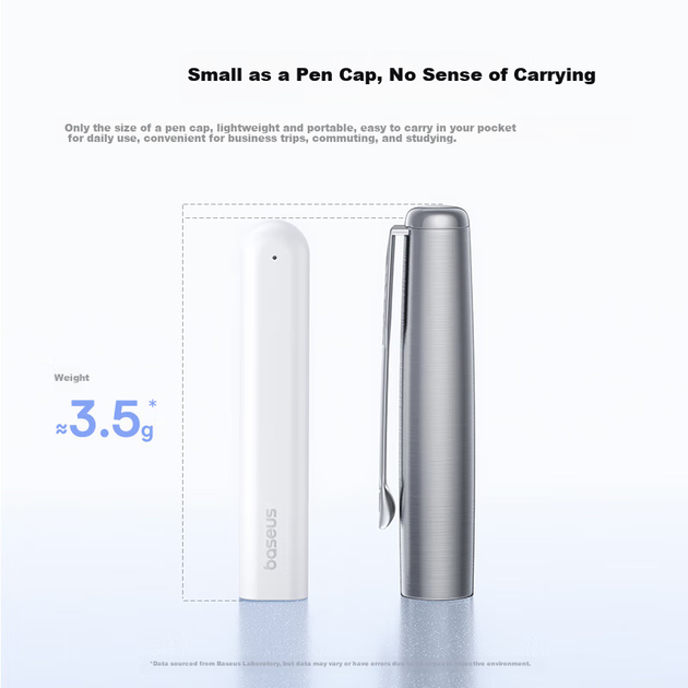 Зарядний чохол BASEUS Capacitive Stylus, спеціальна бездротова зарядна док-станція з магнітним ємнісним стилусом для iPad, сумісна з магнітною бездротовою зарядкою для iPad 2026/25/24 років, білий - зображення 4
