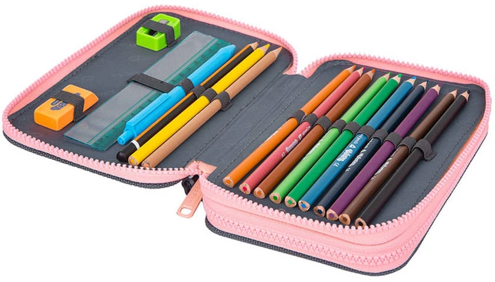 Piórnik z wyposażeniem CoolPack Jumper 2 Catnip 2 przegrody 35 elementów 19.5x12.5x5 cm (5903686326301) - obraz 2