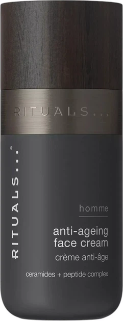 Krem do twarzy Rituals Homme Anti-Ageing Przeciw oznakom starzenia 50 ml (8719134202939) - Zdjęcie 1 Krem do twarzy Rituals Homme Anti-Ageing Przeciw oznakom starzenia 50 ml (8719134202939) - obraz 1
