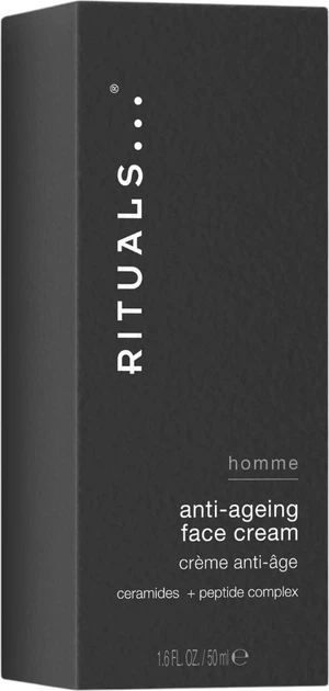 Krem do twarzy Rituals Homme Anti-Ageing Przeciw oznakom starzenia 50 ml (8719134202939) - Zdjęcie 2 Krem do twarzy Rituals Homme Anti-Ageing Przeciw oznakom starzenia 50 ml (8719134202939) - obraz 2