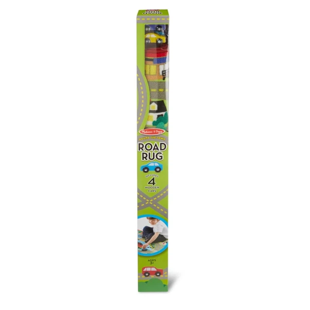 Ігровий килимок з машинками Міська дорога 110х120 см Melissa&Doug MD19400 - Фото 4 Ігровий килимок з машинками Міська дорога 110х120 см Melissa&Doug MD19400 - зображення 4
