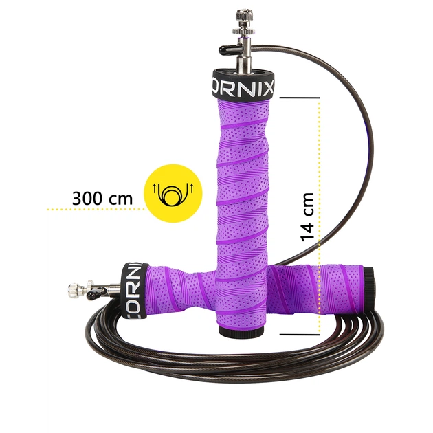 Скоростная скакалка для кроссфита Cornix Speed Rope Pro XR-0523 Violet - Фото 9 Скоростная скакалка для кроссфита Cornix Speed Rope Pro XR-0523 Violet - изображение 9