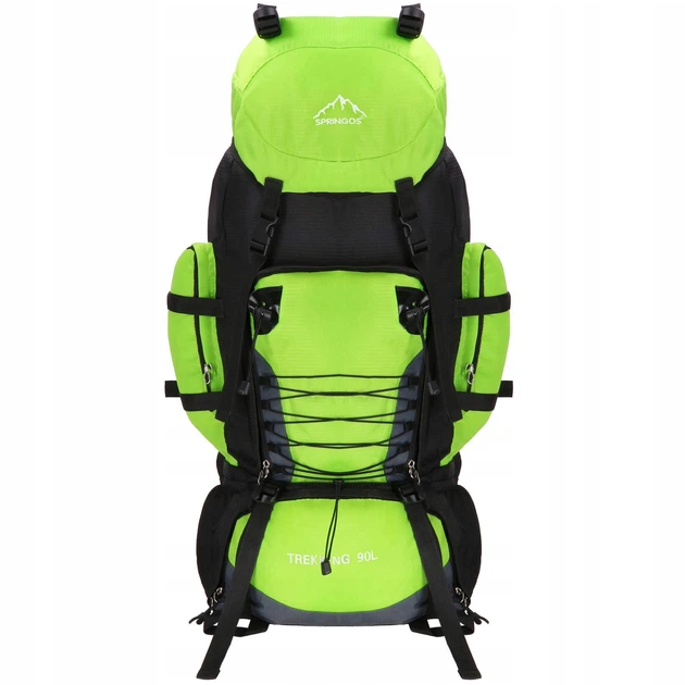 Рюкзак туристичний Springos 90 л CS0131 Black/Green - зображення 8