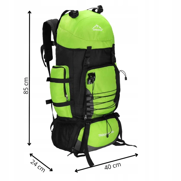 Рюкзак туристичний Springos 90 л CS0131 Black/Green - зображення 11