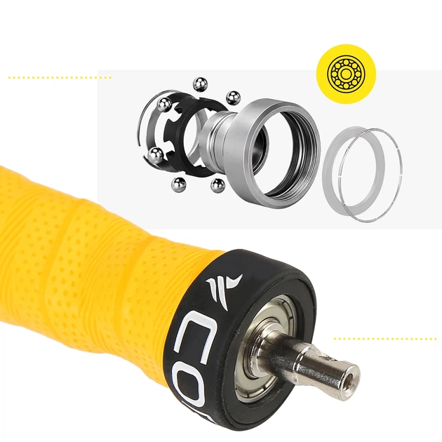 Скоростная скакалка для кроссфита Cornix Speed Rope Pro XR-0521 Yellow - Фото 9 Скоростная скакалка для кроссфита Cornix Speed Rope Pro XR-0521 Yellow - изображение 9