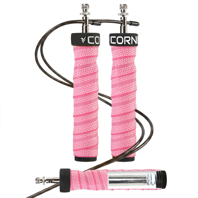 Скоростная скакалка для кроссфита Cornix Speed Rope Pro XR-0520 Pink - Фото 11 Скоростная скакалка для кроссфита Cornix Speed Rope Pro XR-0520 Pink - изображение 11