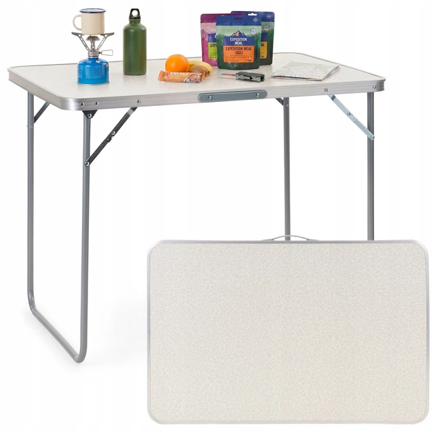 Кемпинговый стол Springos 90 x 60 см складной CS0177 White - Фото 6 Кемпинговый стол Springos 90 x 60 см складной CS0177 White - изображение 6