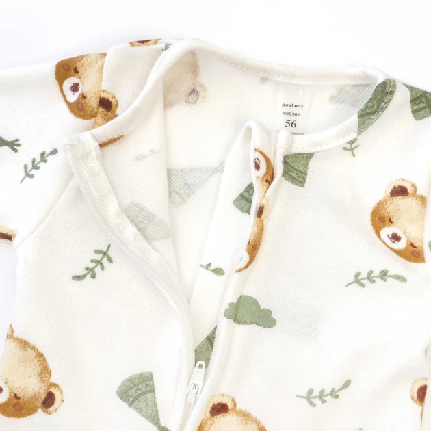 Человечек для младенца Dexter`s с мишками baby bear 62 см молочный - Фото 2 Человечек для младенца Dexter`s с мишками baby bear 62 см молочный - изображение 2