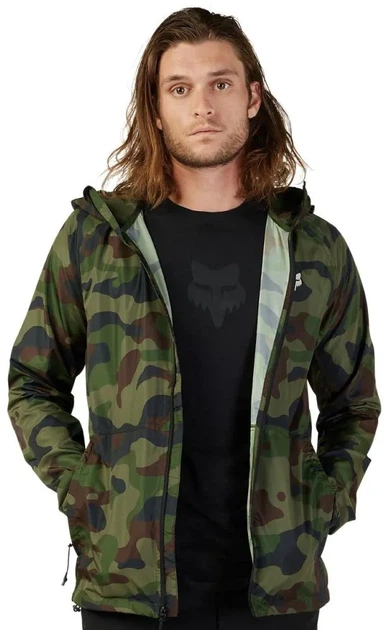 Ветровка Fox Head Windbreaker Camo зелёная, размер M - изображение 7