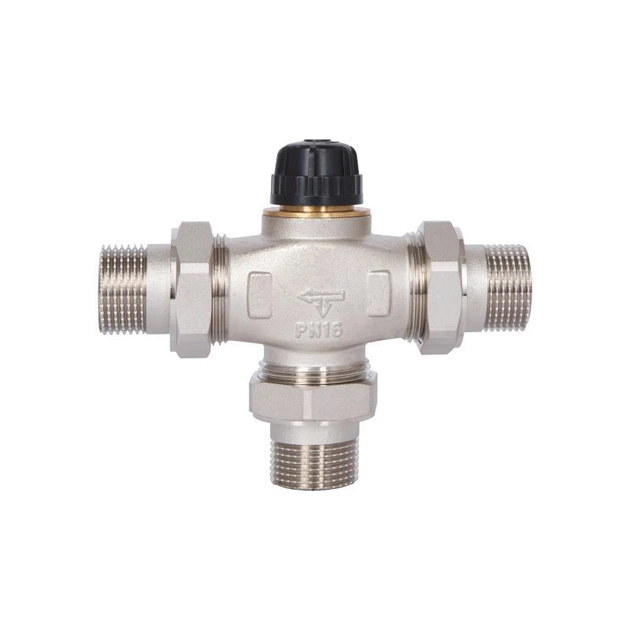 Кран трехходовой распределительный без термоголовки Thermo Alliance Forte (M30x1,5; 30-70°С) 1" (11/4") TAF362W2532 - изображение 4