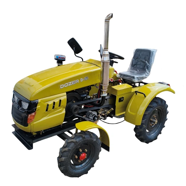 Мототрактор DOZER D161 дизельный 16 л.с. с фрезой в комплекте - изображение 2