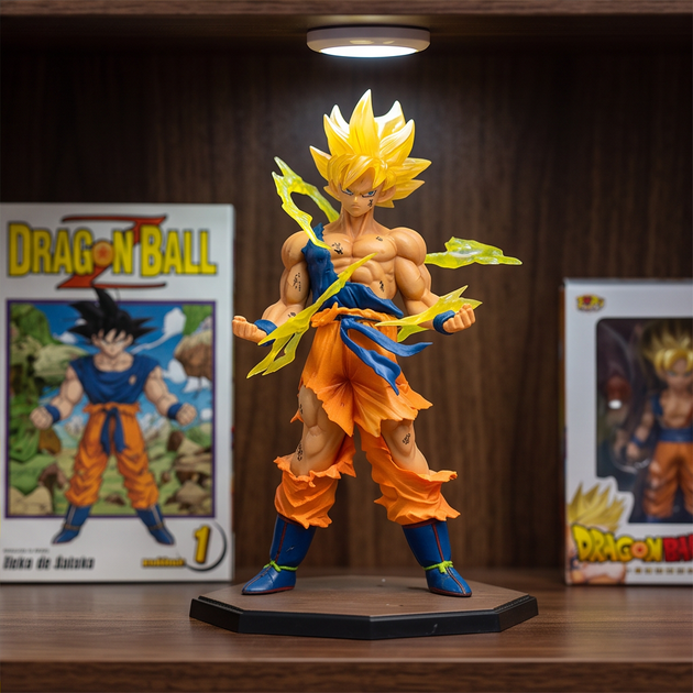 Фігурка аніме Сон Гоку колекційна, статуэтка Dragon Ball Son Goku 16 см з підставкою і коробкою ПВХ пластик - зображення 8
