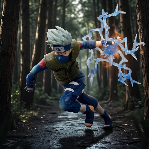 Коллекционная фигурка аниме Какаши Хатаке 13 см, статуэтка Naruto Shippuden из ПВХ для фанатов аниме и коллекционеров - изображение 5