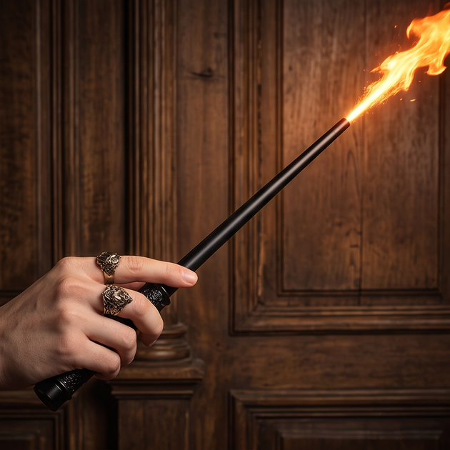Чарівна палочка Magic Wand , паличка Северуса снейпа подарунковий набір чарівна палочка з ефектом вогню - Фото 2 Чарівна палочка Magic Wand , паличка Северуса снейпа подарунковий набір чарівна палочка з ефектом вогню - зображення 2