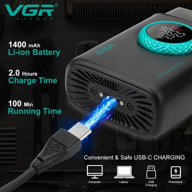 Бритва VGR V-377 Black - изображение 3
