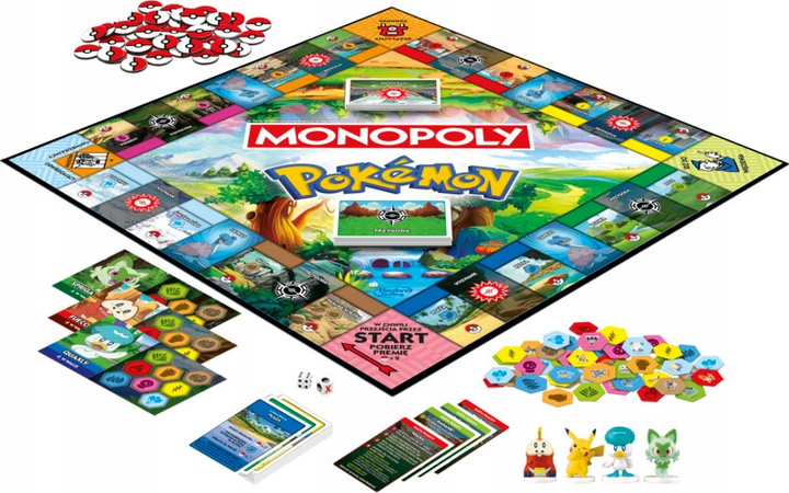 Настольная игра Hasbro Monopoly Pokémon (версия польская) (5010996298652) - изображение 4